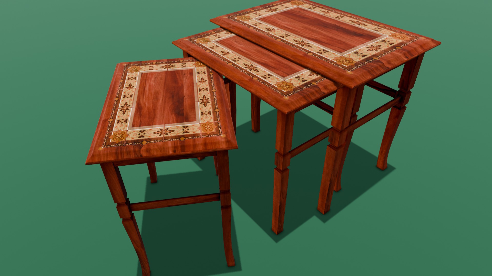 Table Pack 3D Model Low-poly 3D model_16
