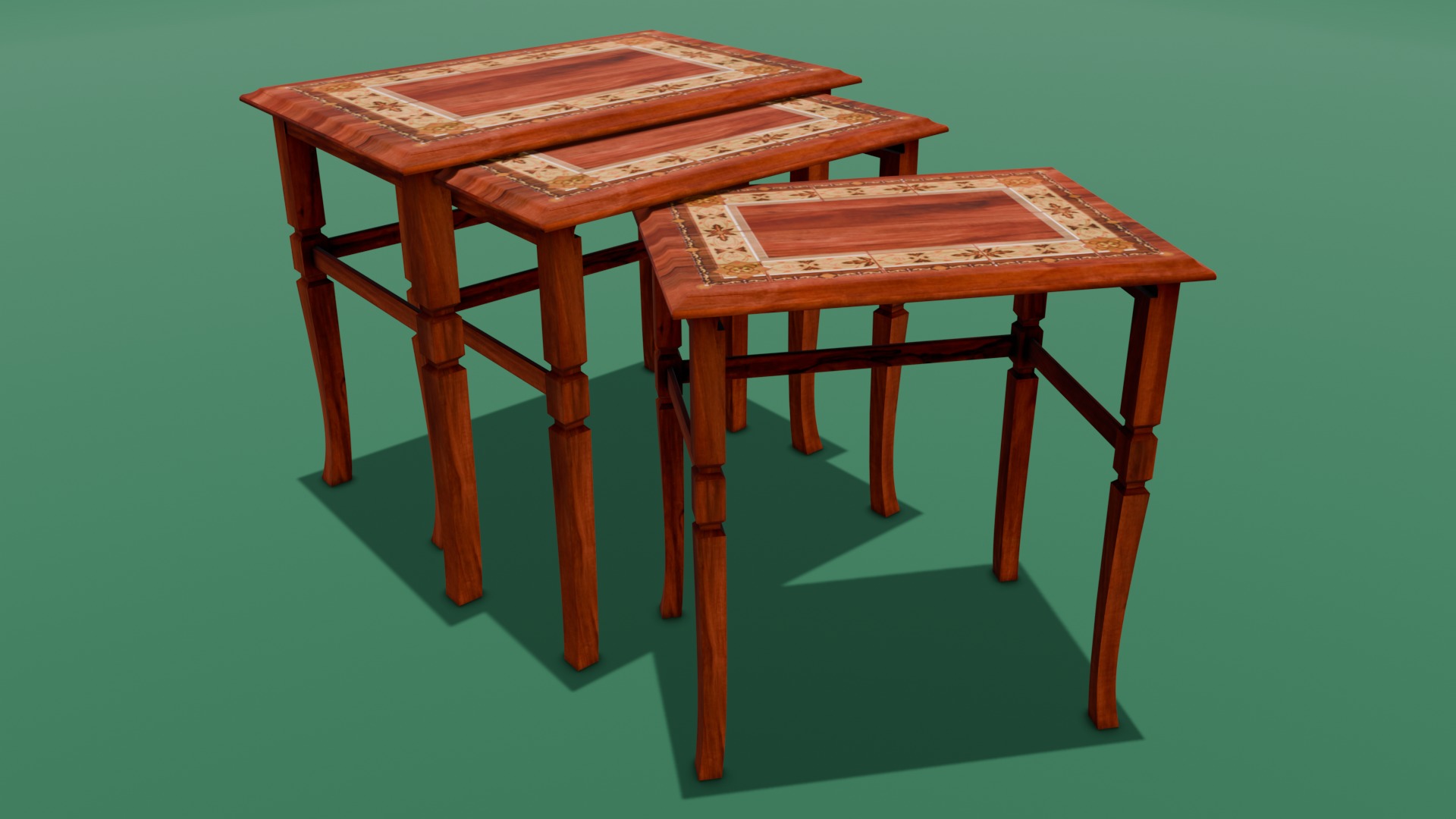 Table Pack 3D Model Low-poly 3D model_6