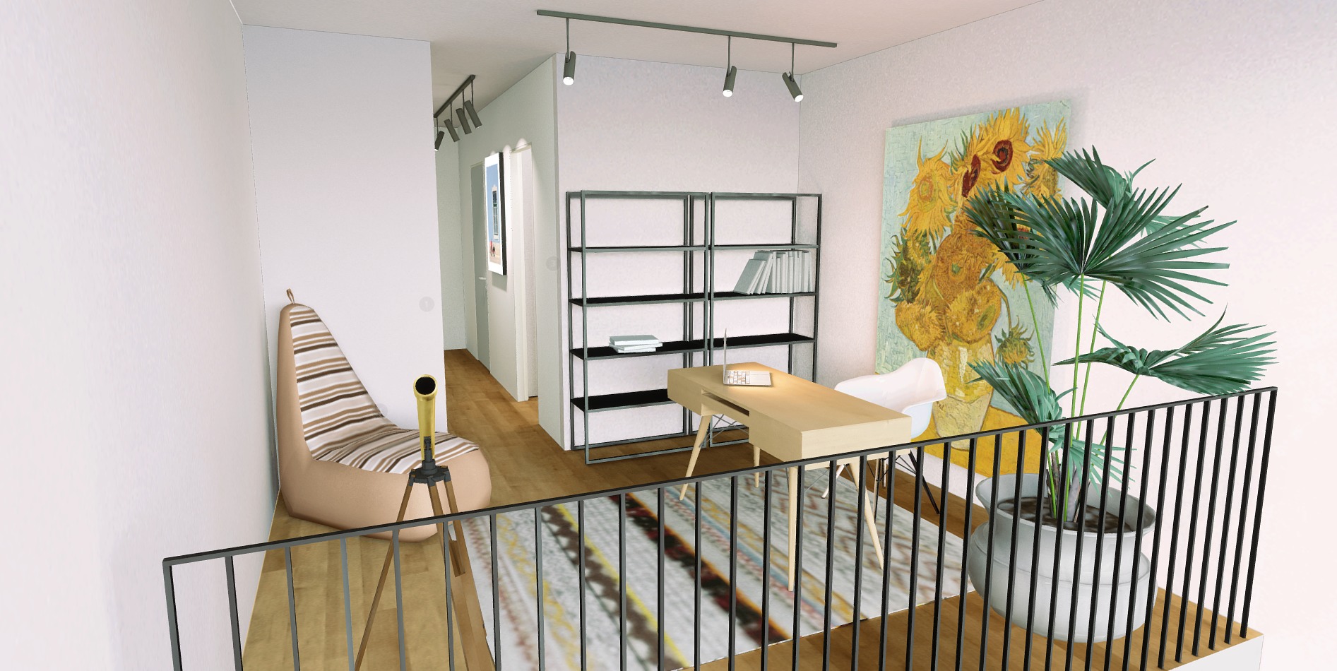 Apartment RP Low-poly 3D model_1