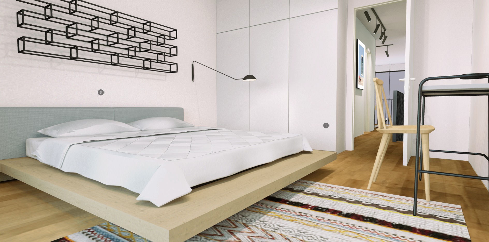 Apartment RP Low-poly 3D model_3