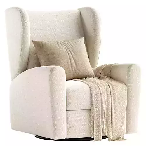 Seesaw Cream Nursery Power Recliner Chair