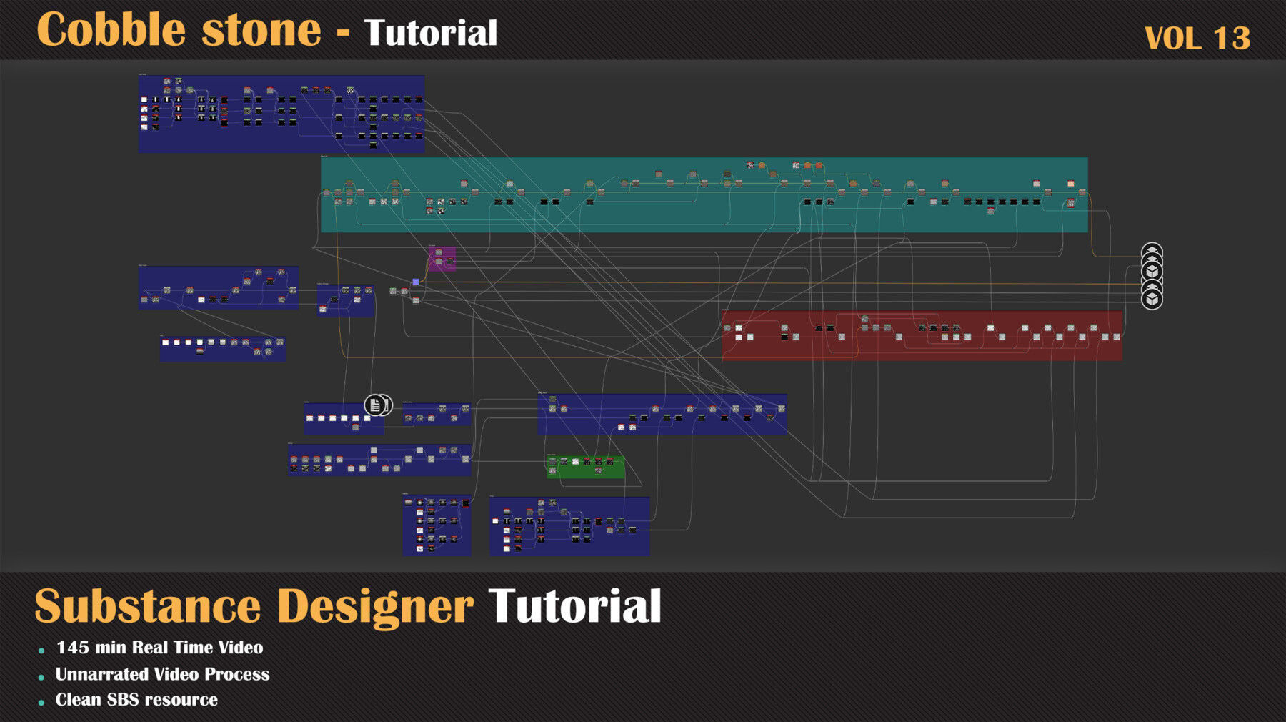 Cobble Stone Tutorial - VOL 13 3D model_3