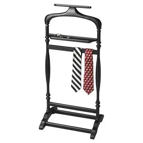 Arine Wood Freestanding Valet Stand 3D model