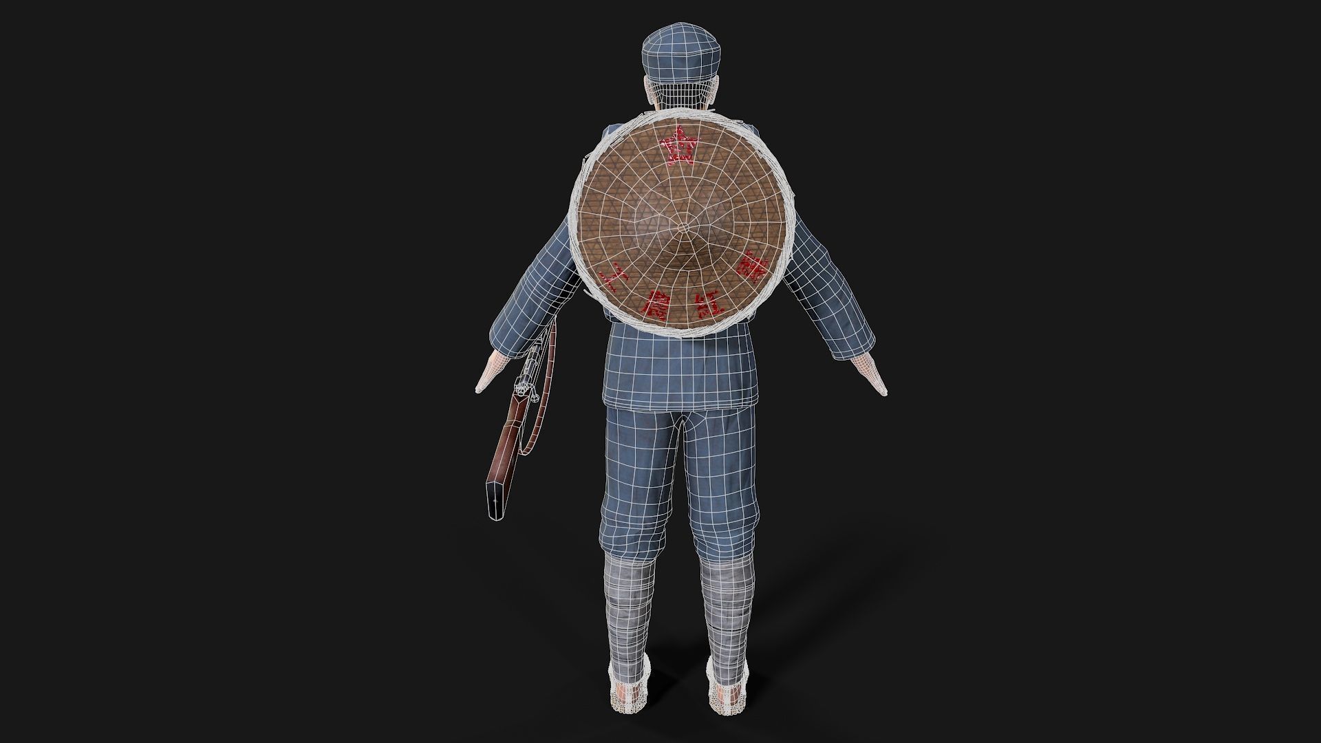 The eighth route army the red army new Low-poly 3D model_13