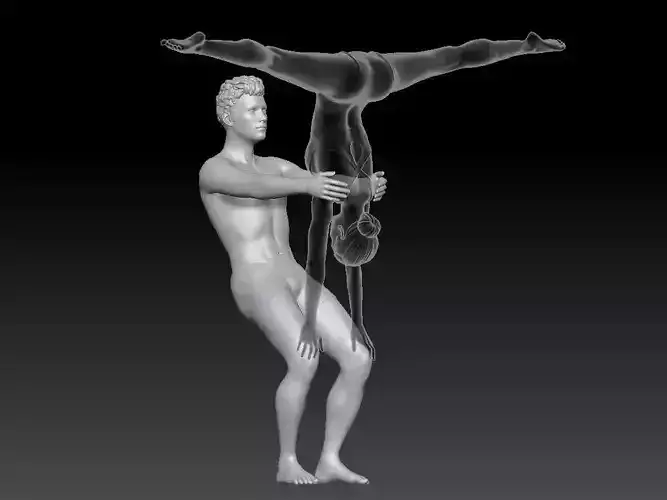 acrobatic pose 2 boy