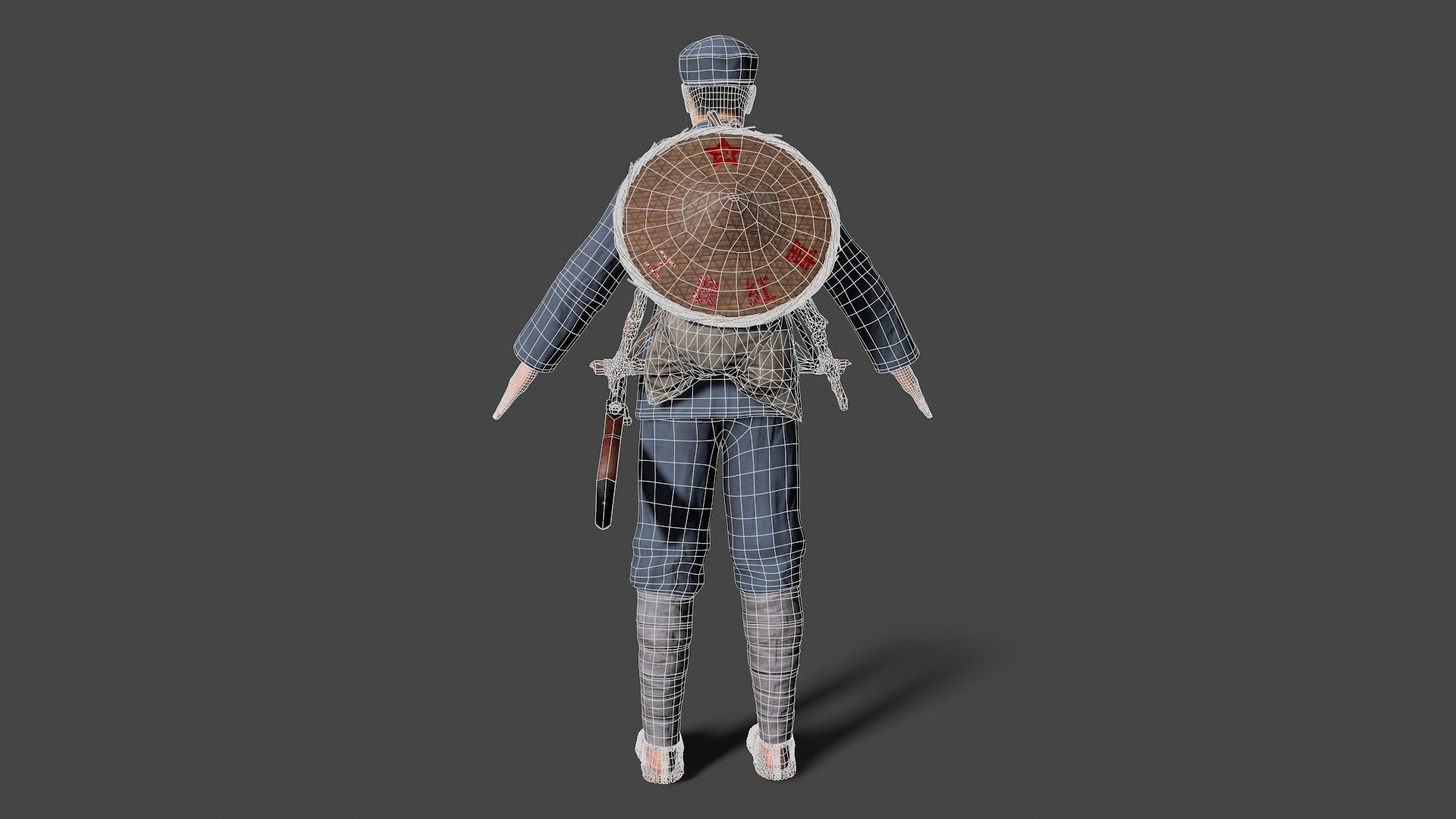 solider Low-poly 3D model_17