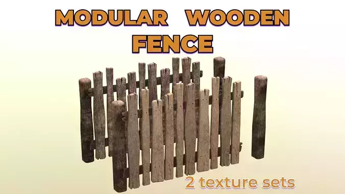 Rustic Old Wooden Fence dirty fencing
