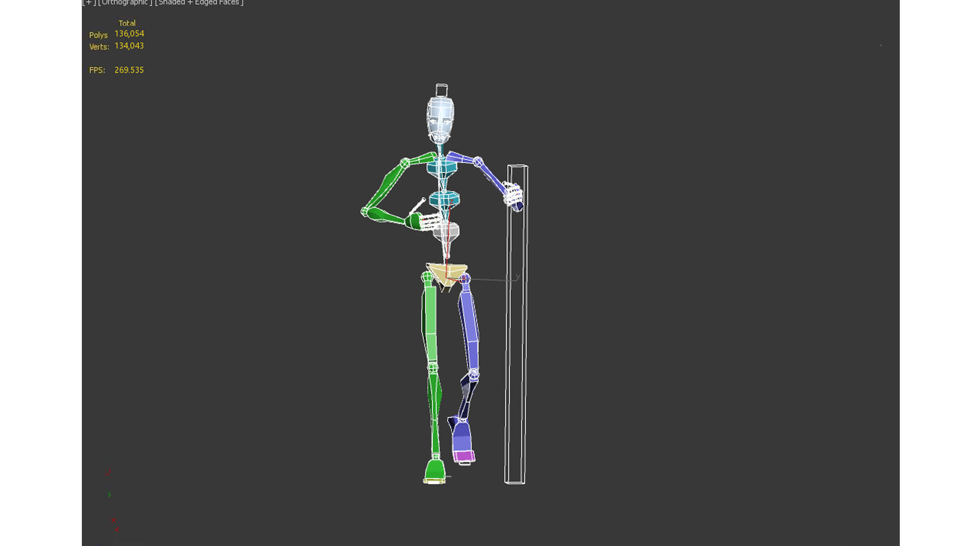 China soldier Low-poly 3D model_10