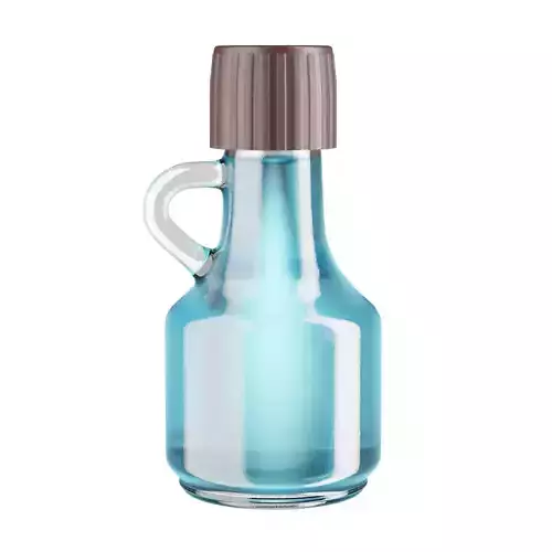 50ml Glass Bottle with Liquid
