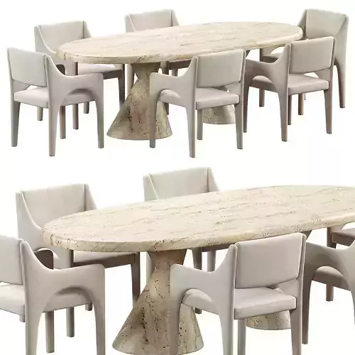 Godard Chair and Dali Table