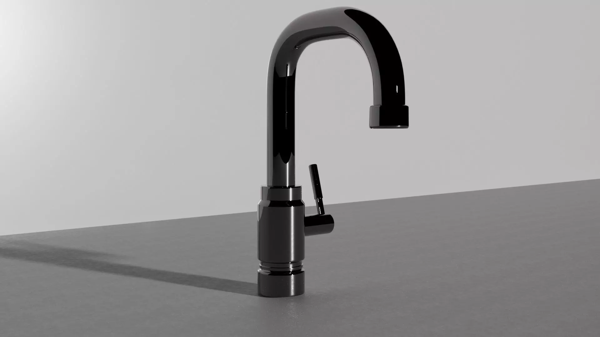 faucet Low-poly 3D model_0
