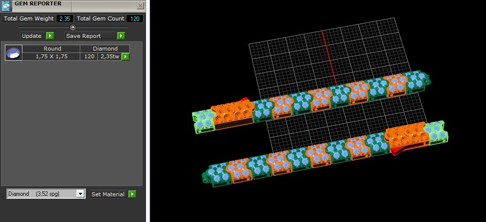 Bracelet Model 6096 3D print model_8