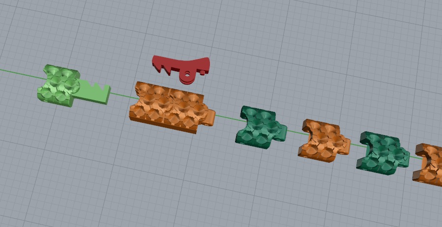 Bracelet Model 6096 3D print model_3