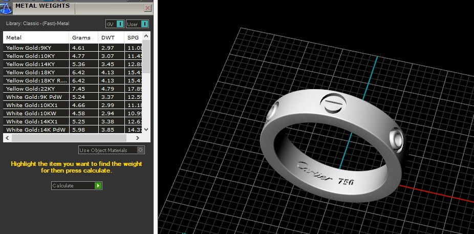 Ring nail Model 6086 3D print model_6