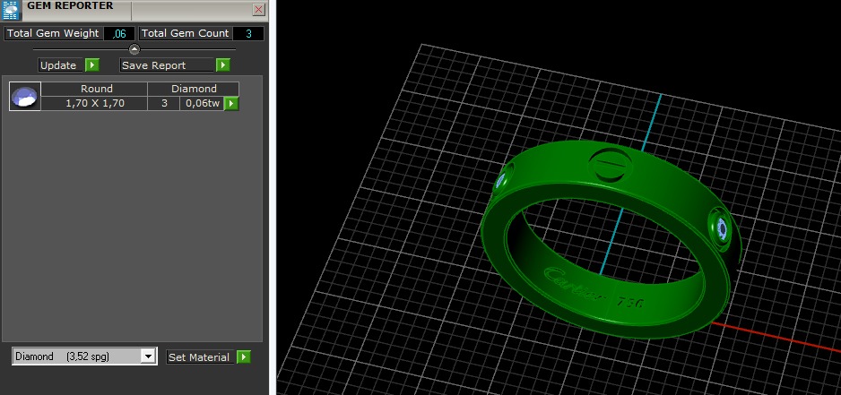 Ring nail Model 6086 3D print model_7