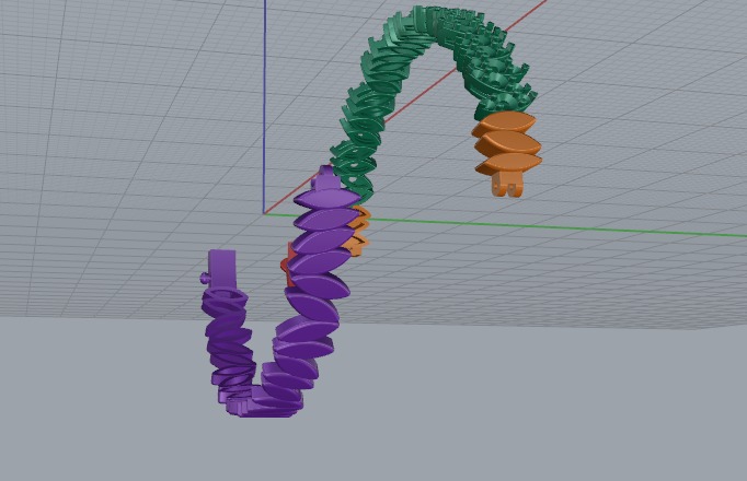 Bracelet size18 Model 6081 3D print model_4