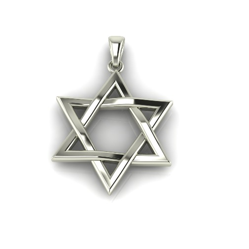 Star Pendant Model 6075 3D print model_1