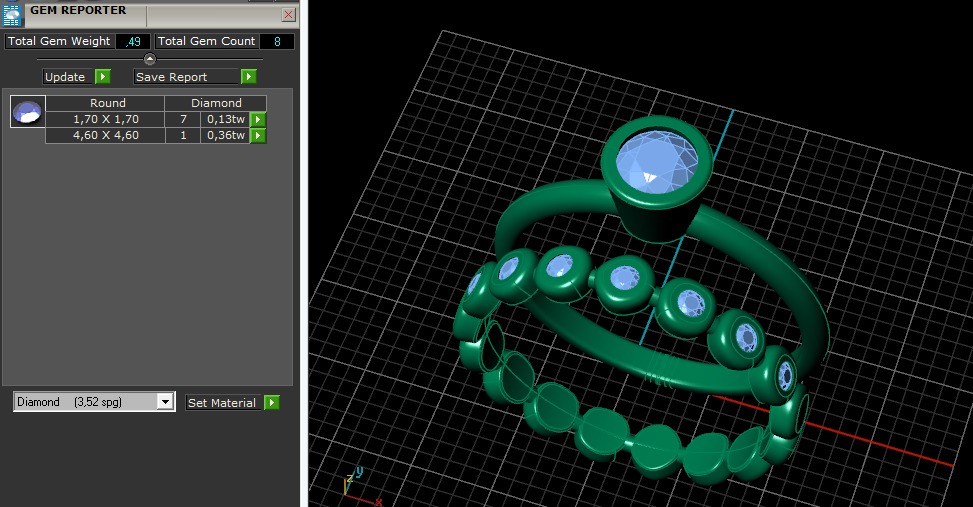 Rings Model 6073 3D print model_8