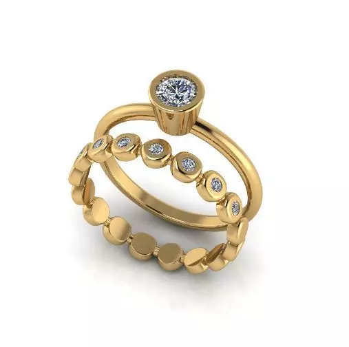 Rings Model 6073 3D print model_0