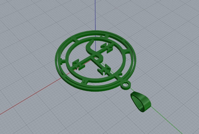 Lilith pendant Model 6067 3D print model_4