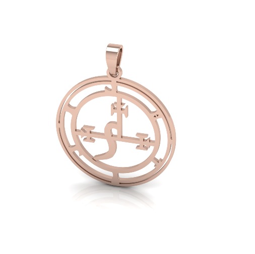 Lilith pendant Model 6067 3D print model_2