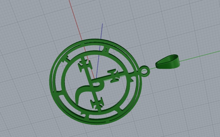 Lilith pendant Model 6067 3D print model_5