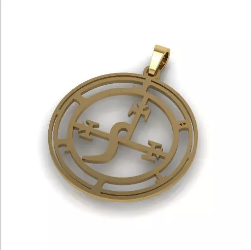 Lilith pendant Model 6067 3D print model_0