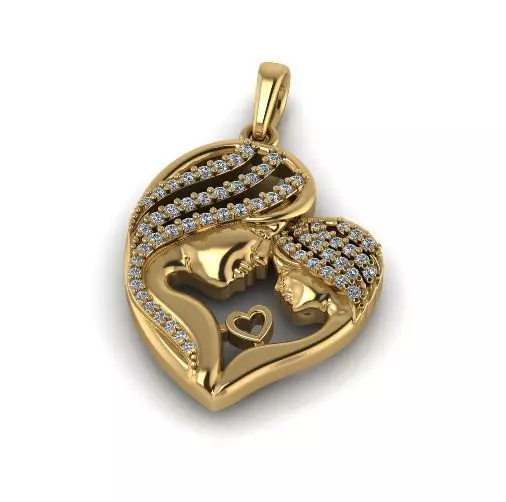 Pendant mom Model 6057 3D print model