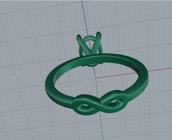Solitaire ring Model 6154 3D print model_4