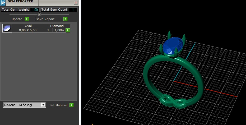 Solitaire ring Model 6154 3D print model_7
