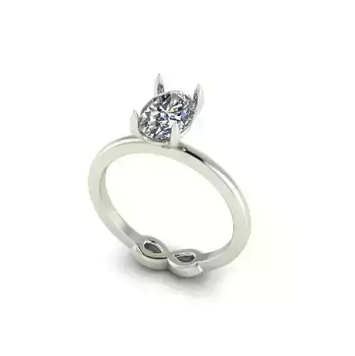 Solitaire ring Model 6154