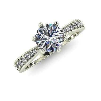 Solitaire ring Model 6143 3D print model