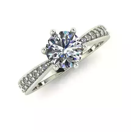 Solitaire ring Model 6143