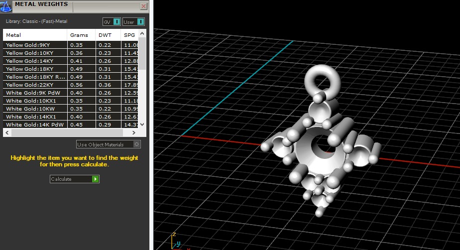 Pendant Model 6122 3D print model_6