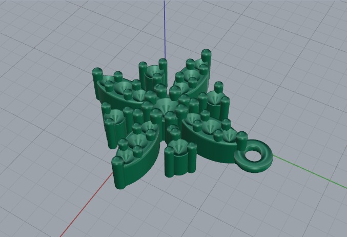 Pendant Model 6120 3D print model_4