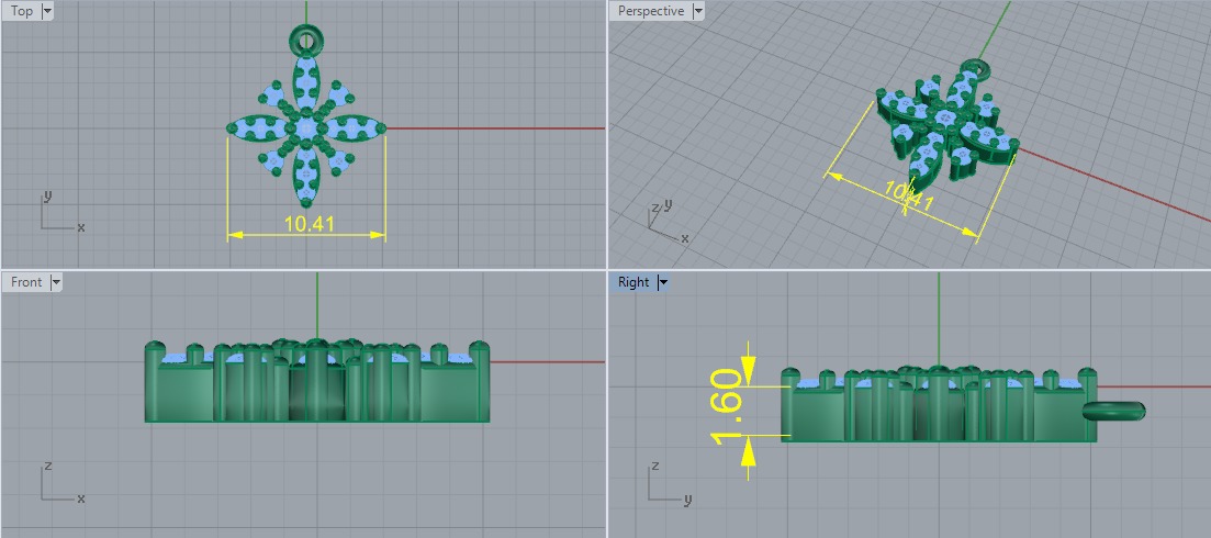 Pendant Model 6120 3D print model_5