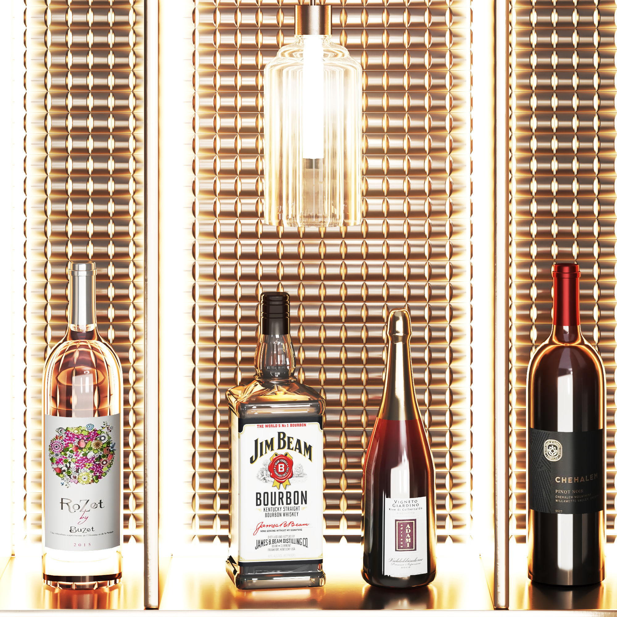 Cafe 14 Bar Restaurant foodcourt Low-poly 3D model_6