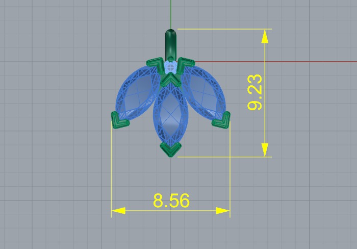 Pendant Model 6110 3D print model_5