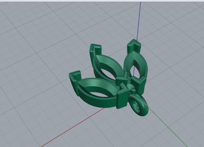 Pendant Model 6110 3D print model_3