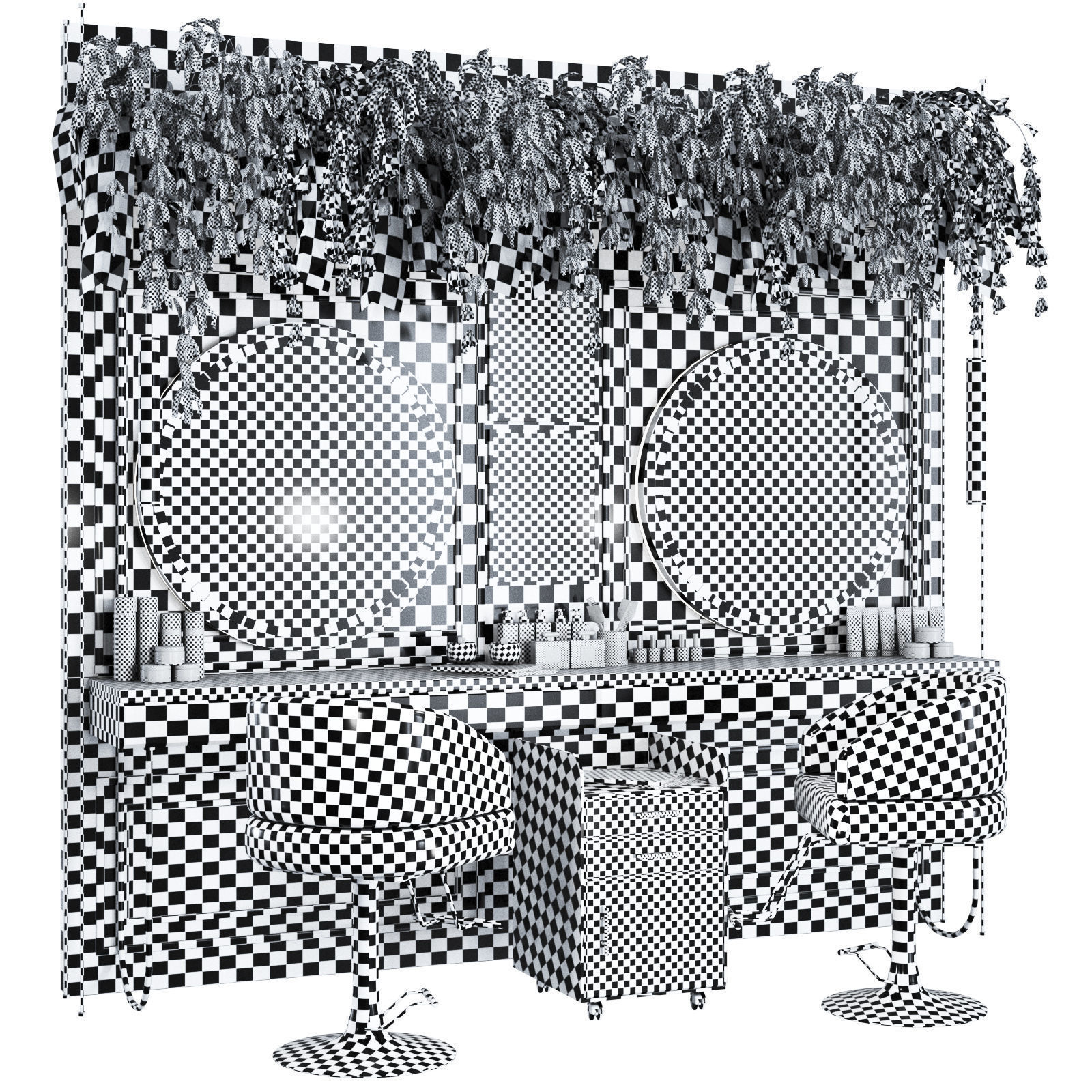Beautysalon12 Low-poly 3D model_5