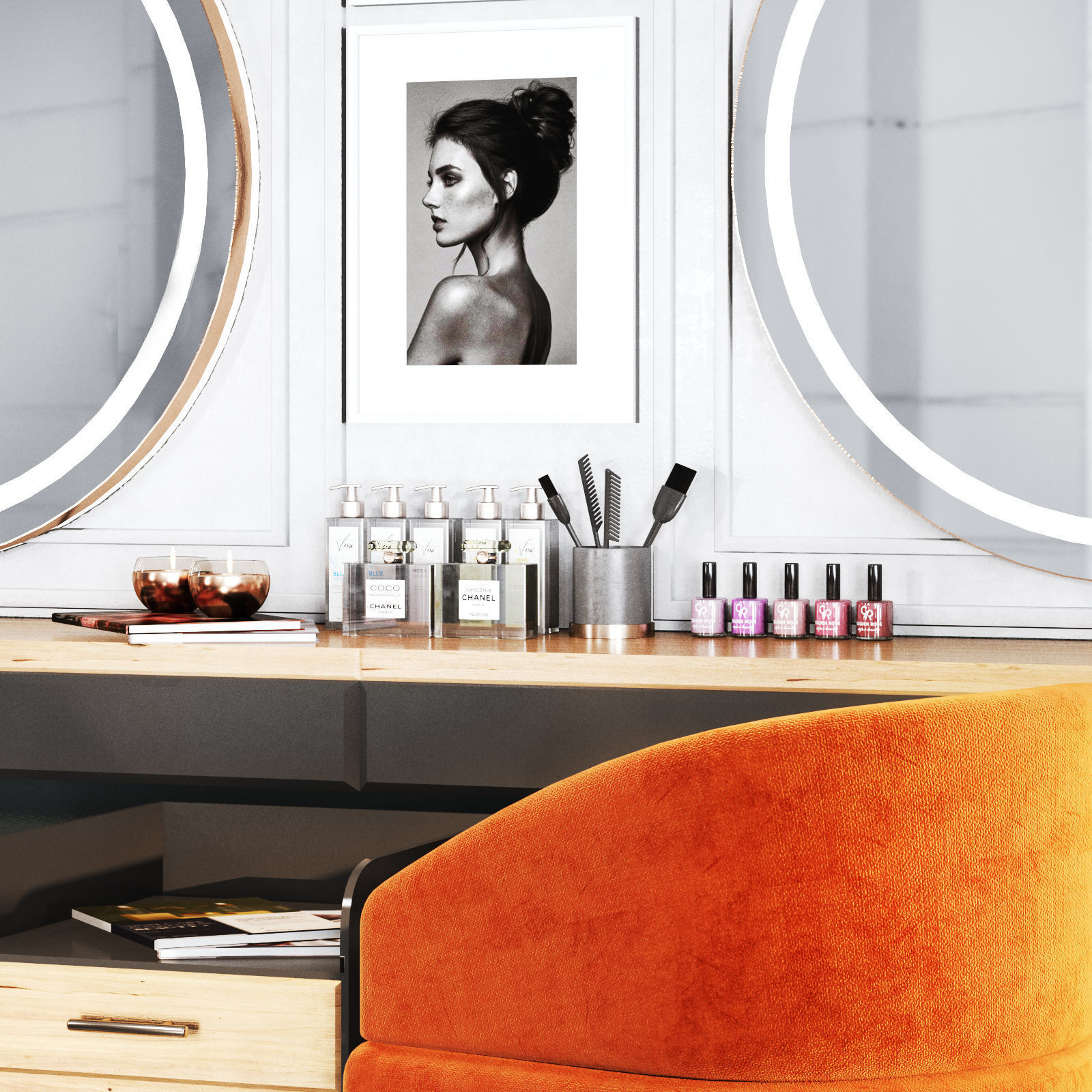 Beautysalon12 Low-poly 3D model_3