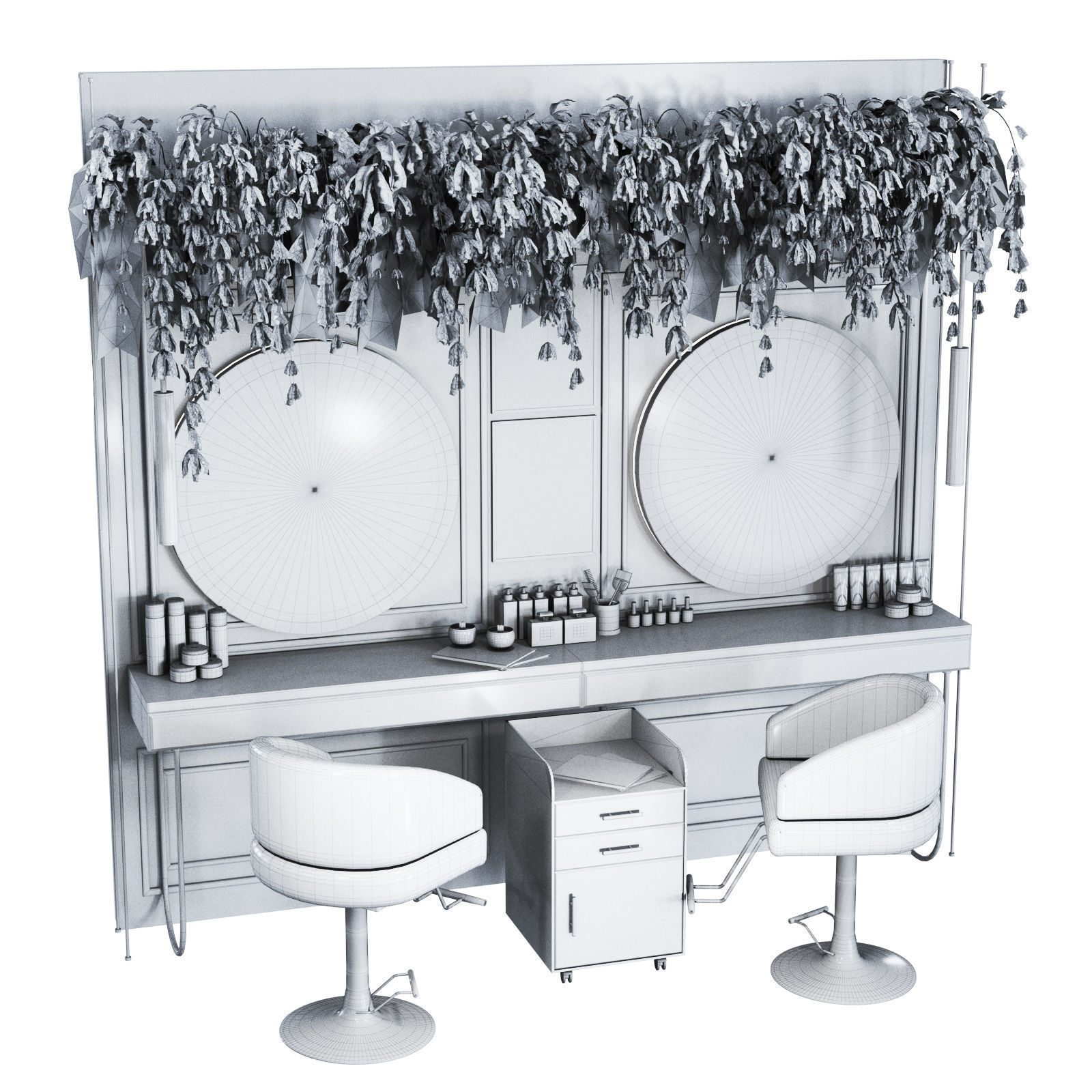 Beautysalon12 Low-poly 3D model_4