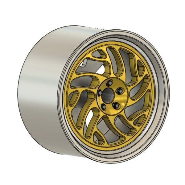 ROTIFORM SEA RIMS FOR DIECAST 64 SCALE 3D print model_1