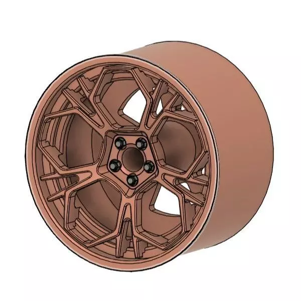ROTIFROM SEF RIMS FOR DIECAST 64 SCALE 3D print model