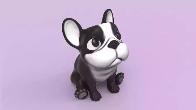 Cute French Bulldog STL for 