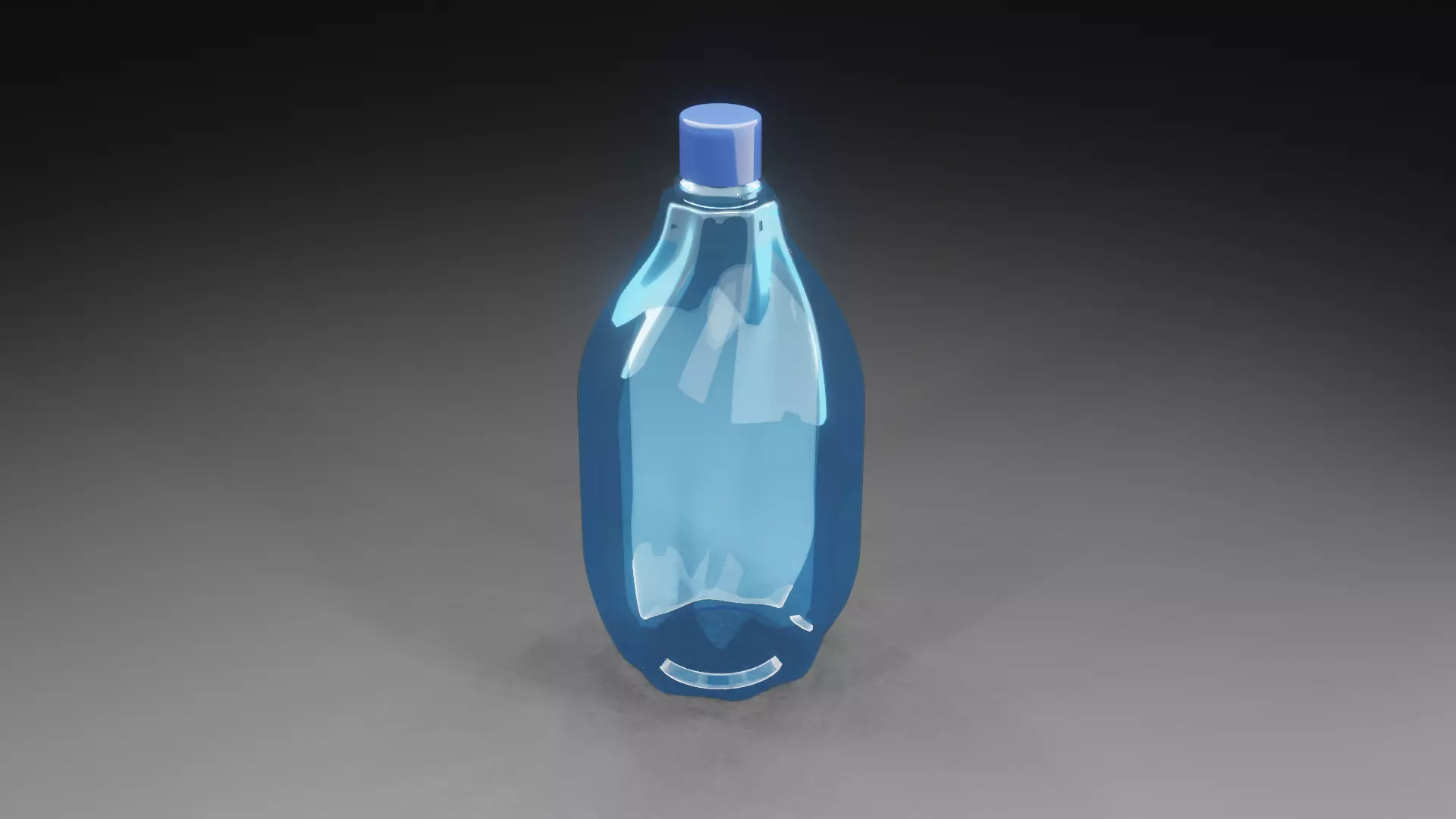 Water bottle 3D model_0