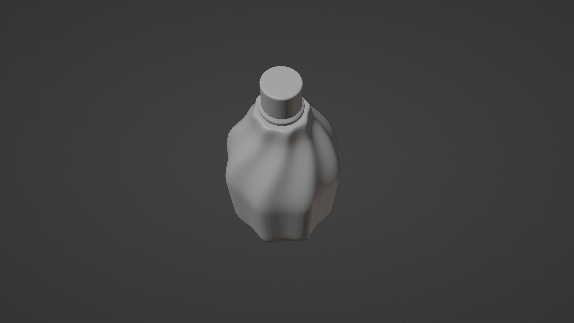 Water bottle 3D model_4