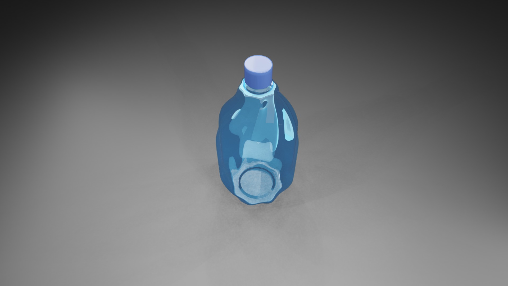 Water bottle 3D model_3