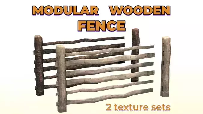 Rustic Wooden Fence old pasture village