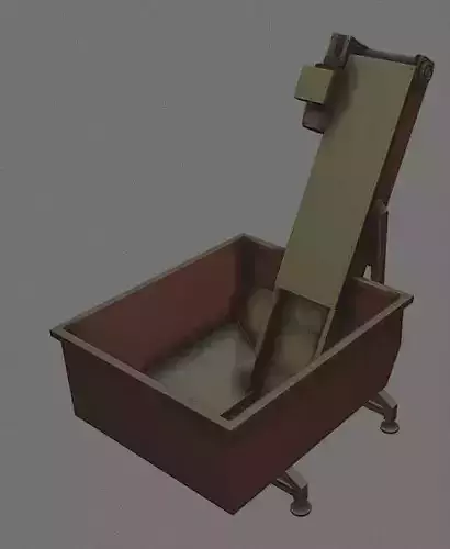 Conveyor belt shooting machine 3D model